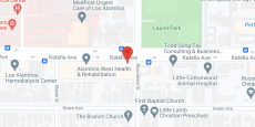 Katella Senior Living in google map