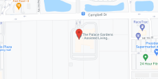 The Palace Gardens in google map