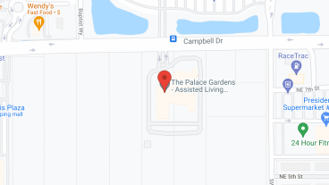 The Palace Gardens in google map
