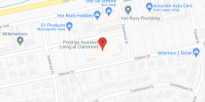 Claremont Assisted Living in google map