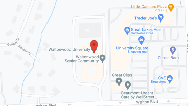 Waltonwood University in google map