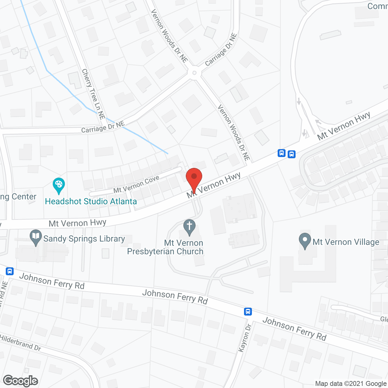 Mount Vernon Village in google map