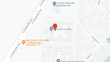 Parkview in Allen in google map