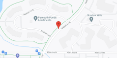 Plymouth Ponds in google map