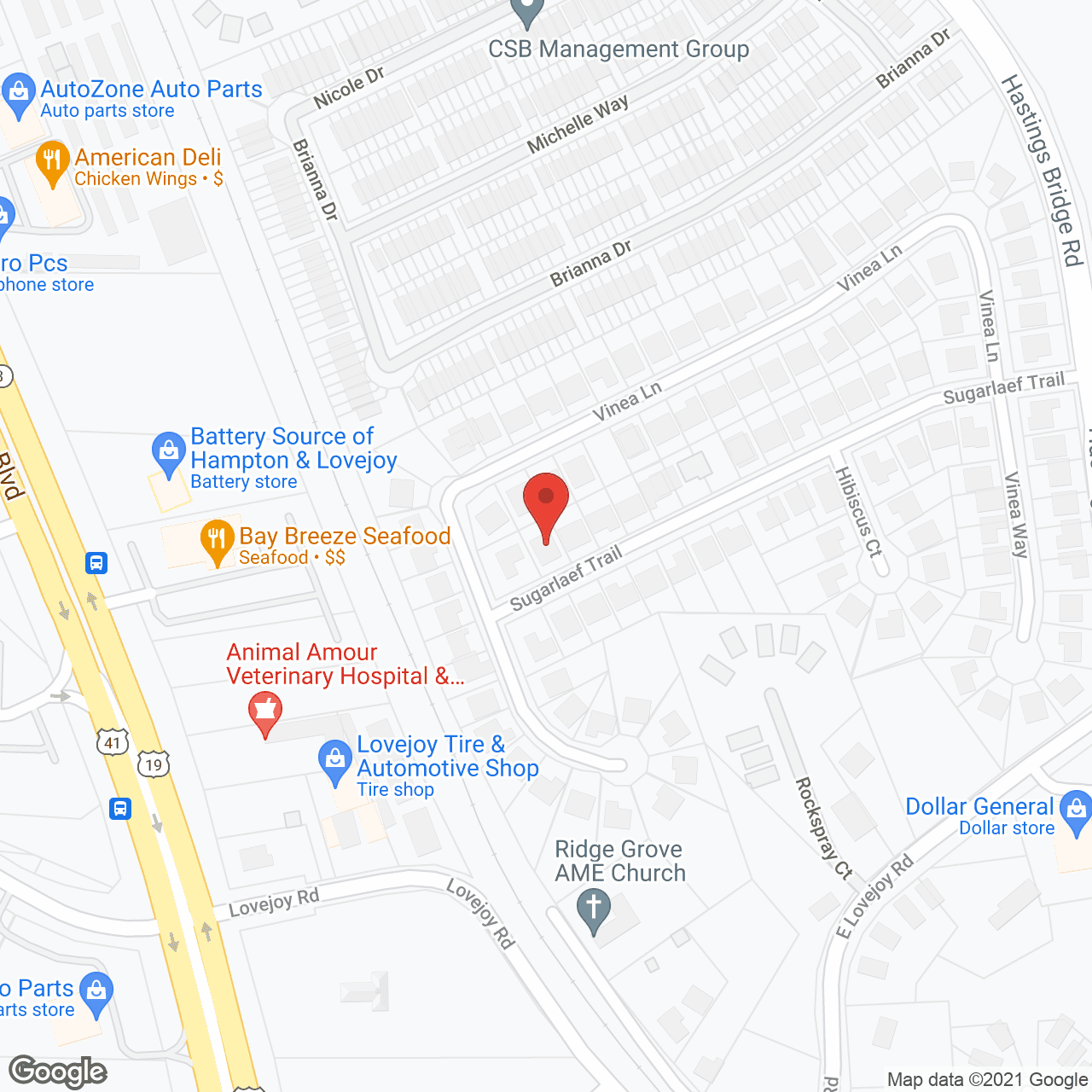 Priscilla Home Healthcare in google map