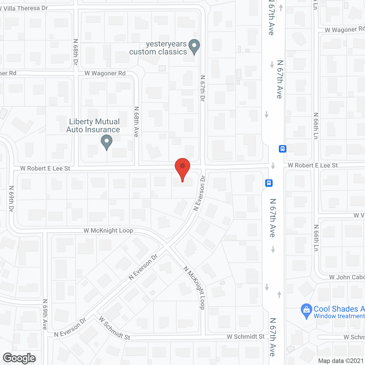 Hillcrest Assisted Living Facility in google map