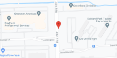 Oak Park Towers II in google map