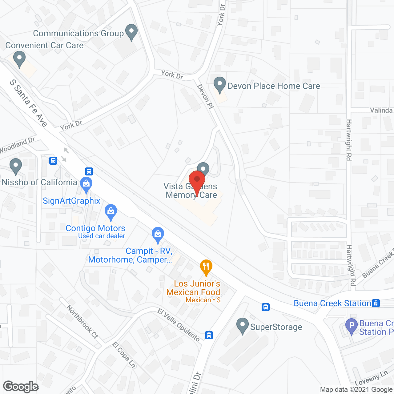 Vista Gardens Memory Care in google map