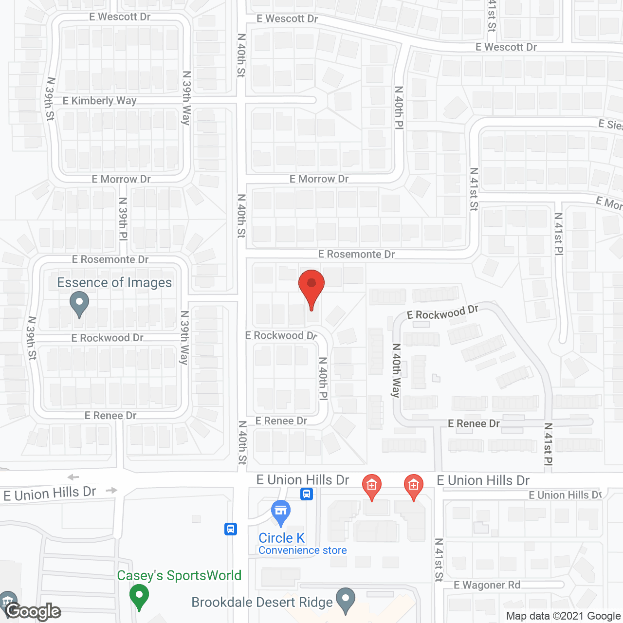North Colony Assisted Living in google map