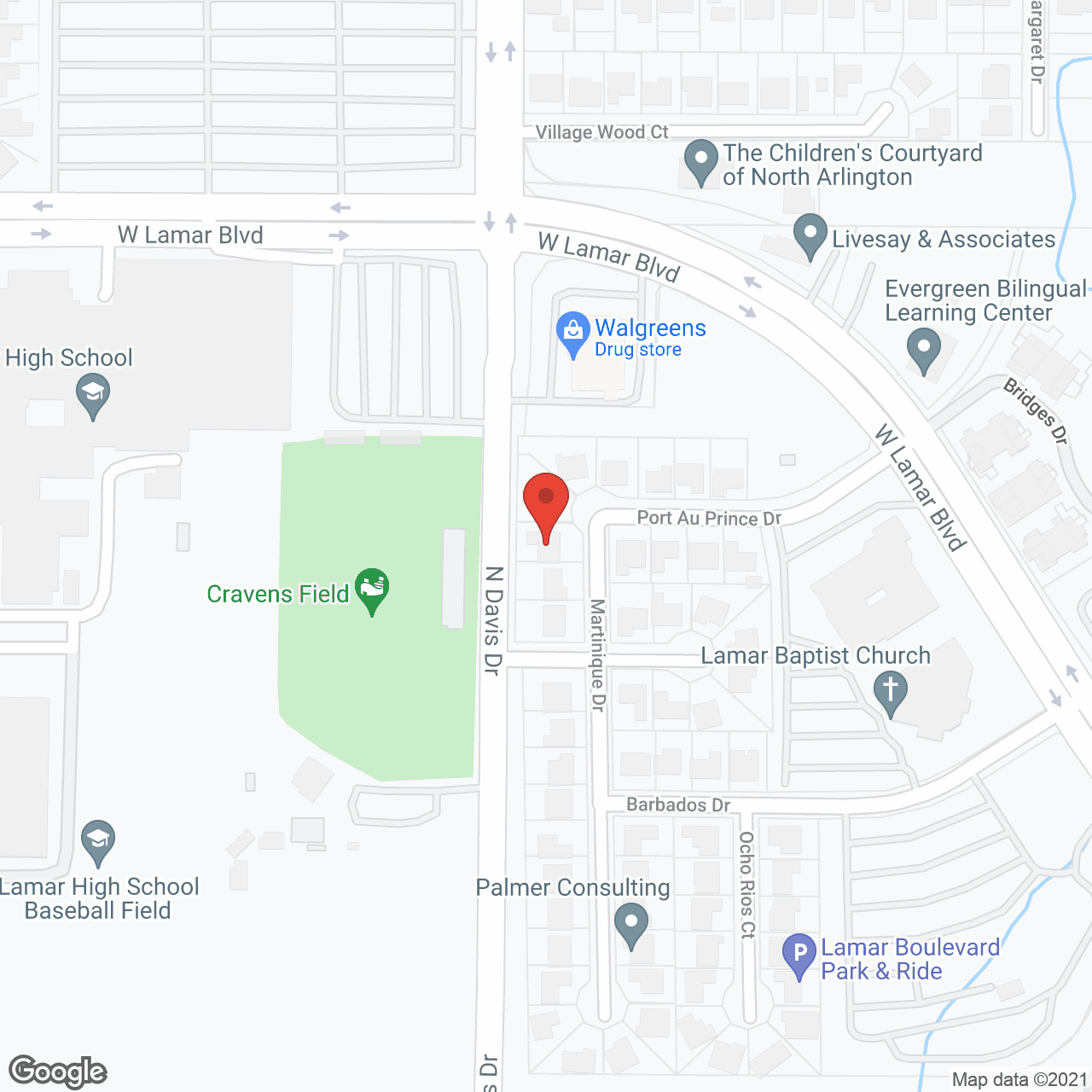 Guardian Assisted Living in google map