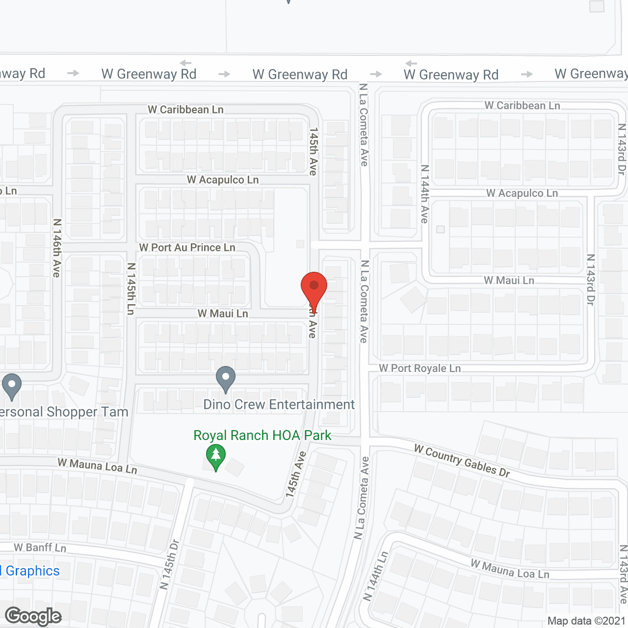 Assisted Living of Arizona in google map