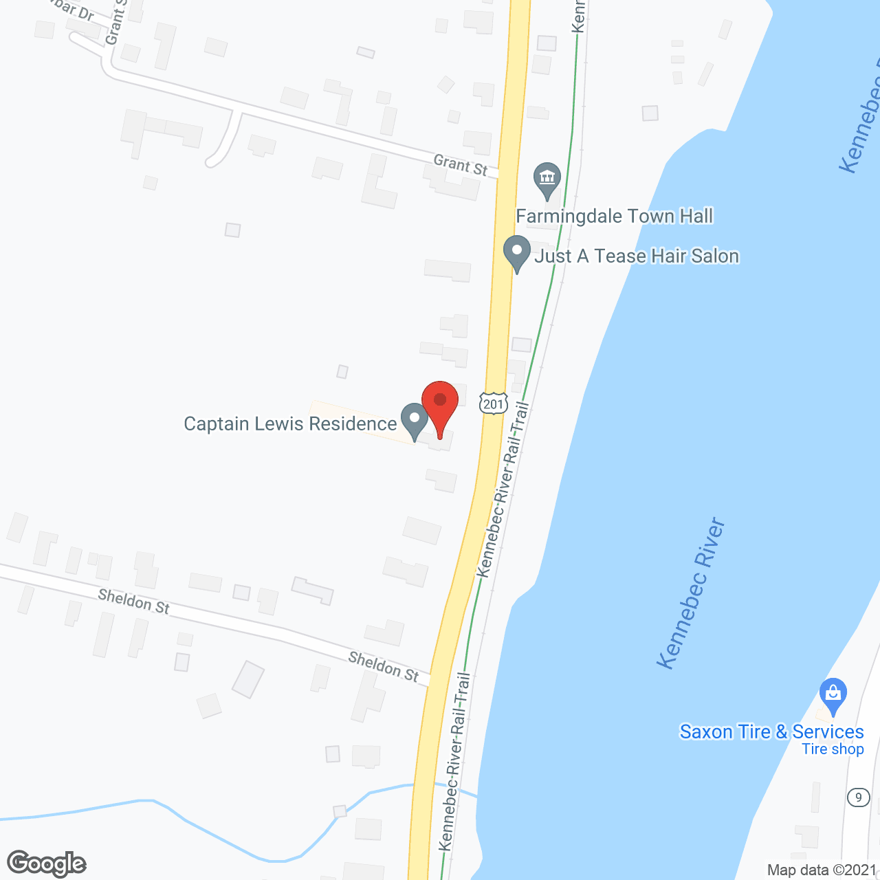 Captain Lewis Residence in google map