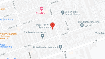 Park 5th Avenue in google map