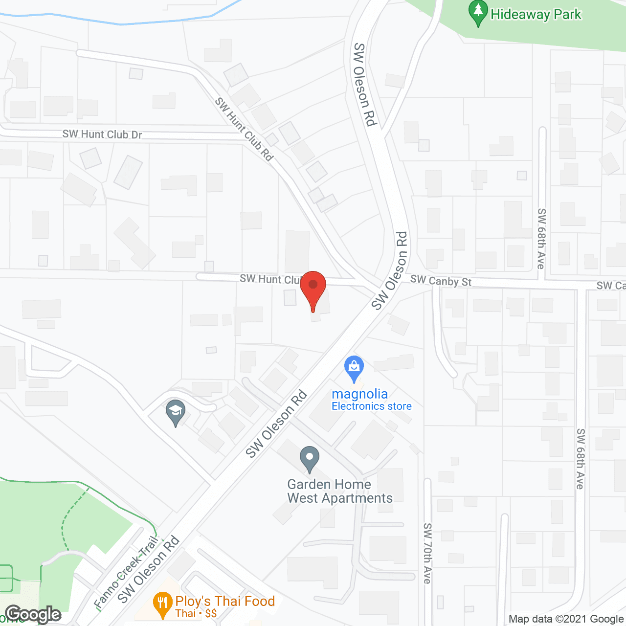 Hunt Club Senior Living in google map