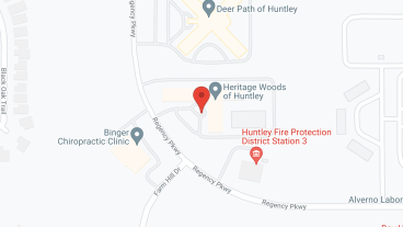 White Oaks at Heritage Woods of Huntley in google map