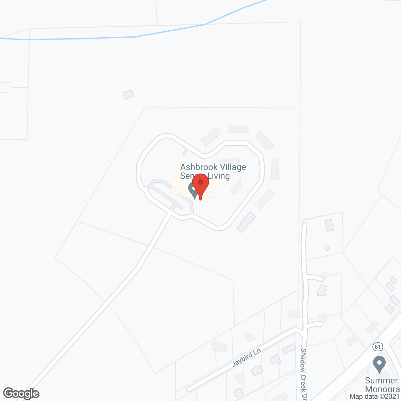 Salterra Senior Living at Ashbrook in google map