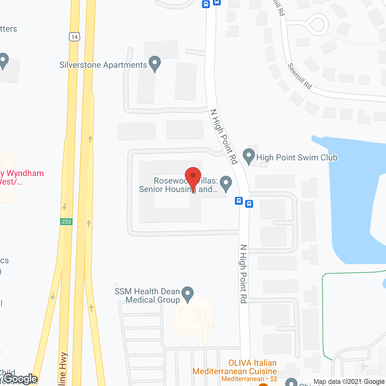 Rosewood Villas in google map