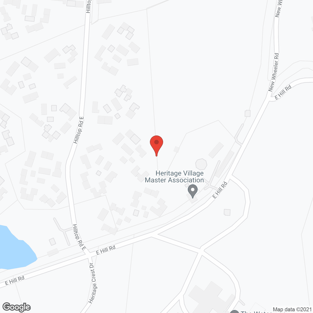 East Hill in google map