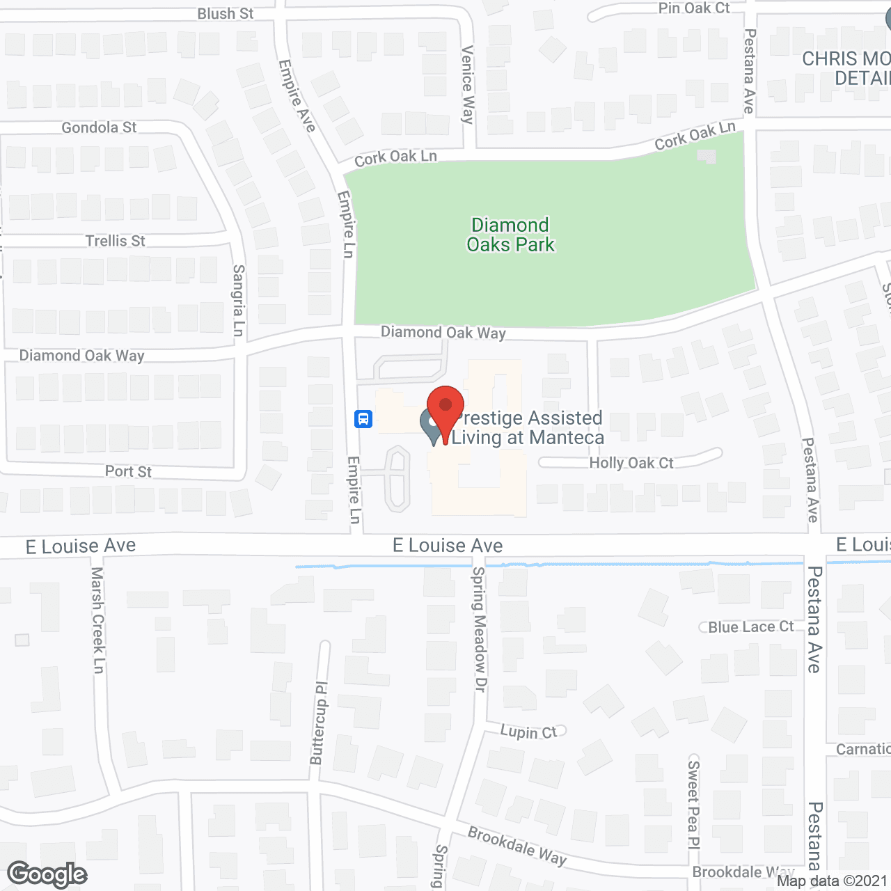 Manteca Assisted Living in google map