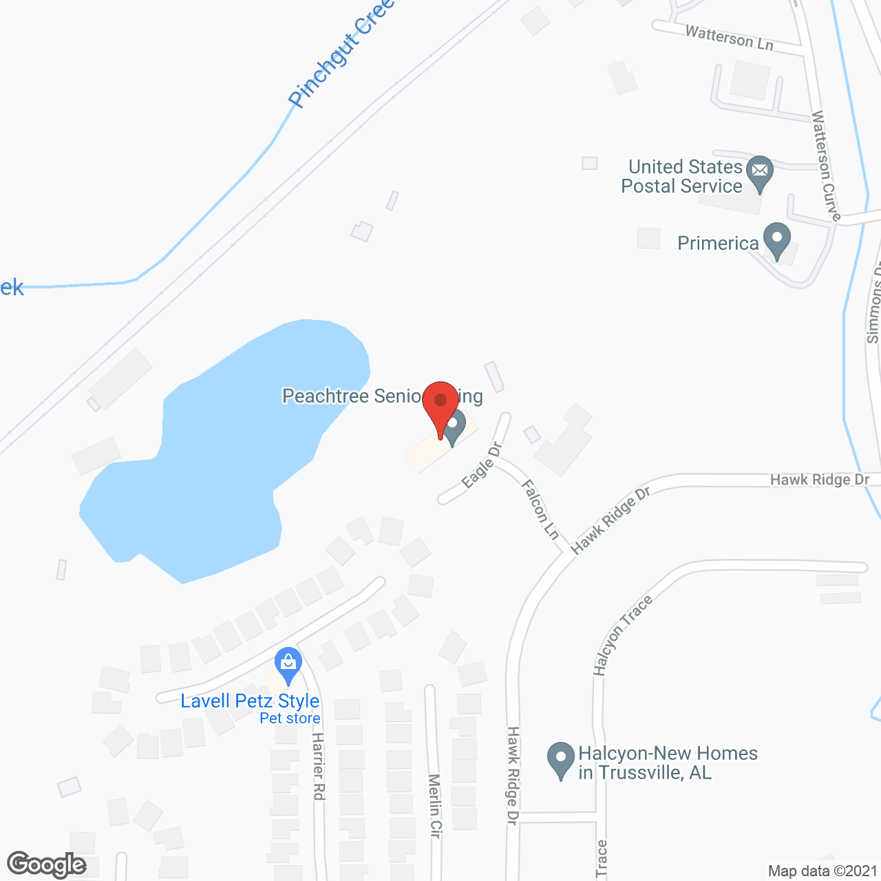 Salterra Senior Living at Peachtree in google map