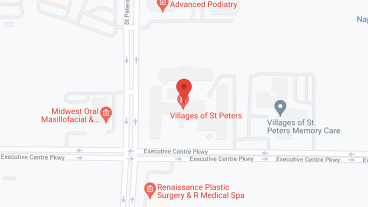 Villages of St. Peters in google map