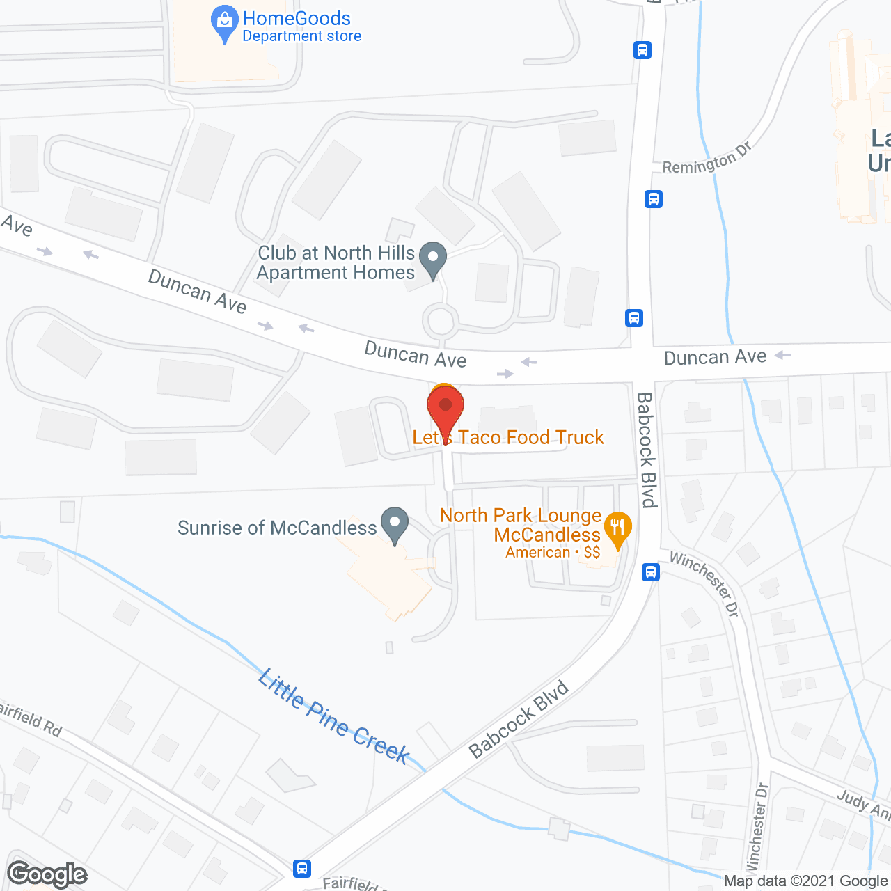 Hemsley House of McCandless in google map