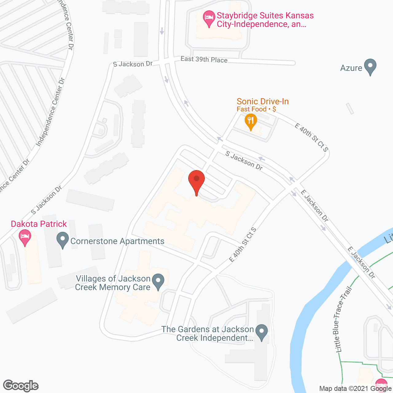 Jackson Creek Memory Care in google map