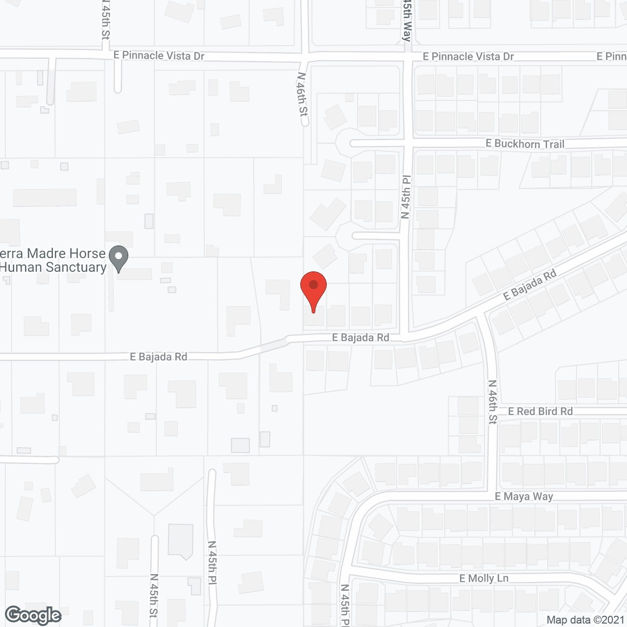 Big Skies in google map