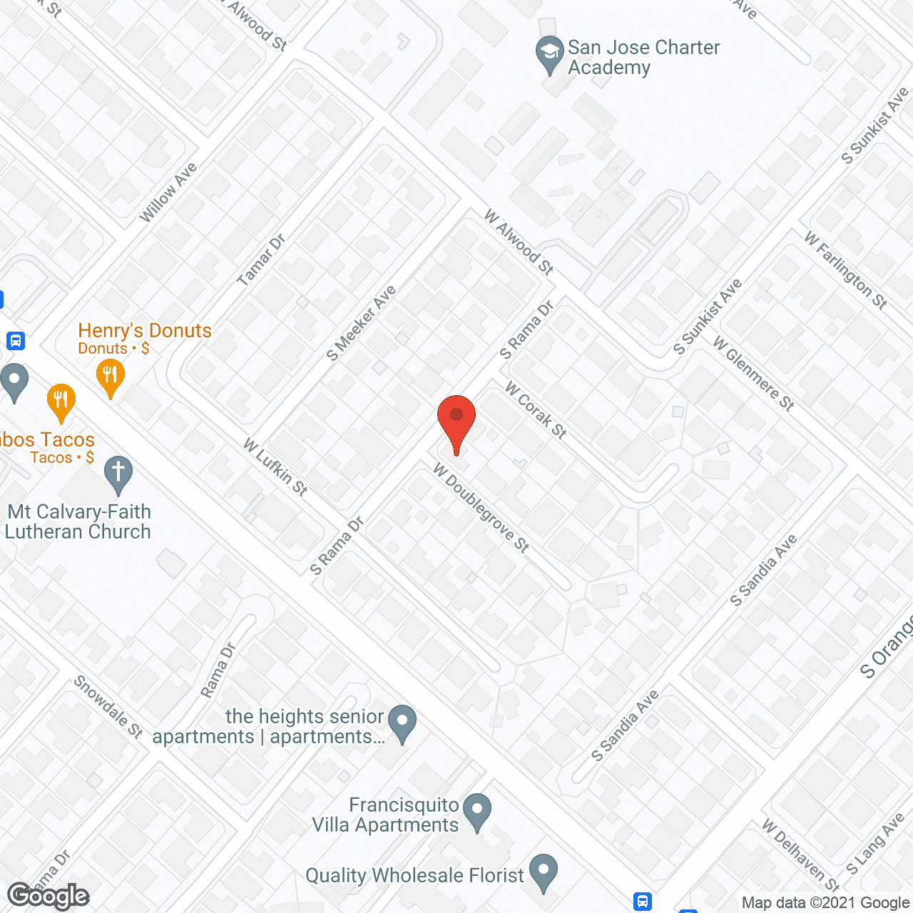 Asuncion Board and Care in google map