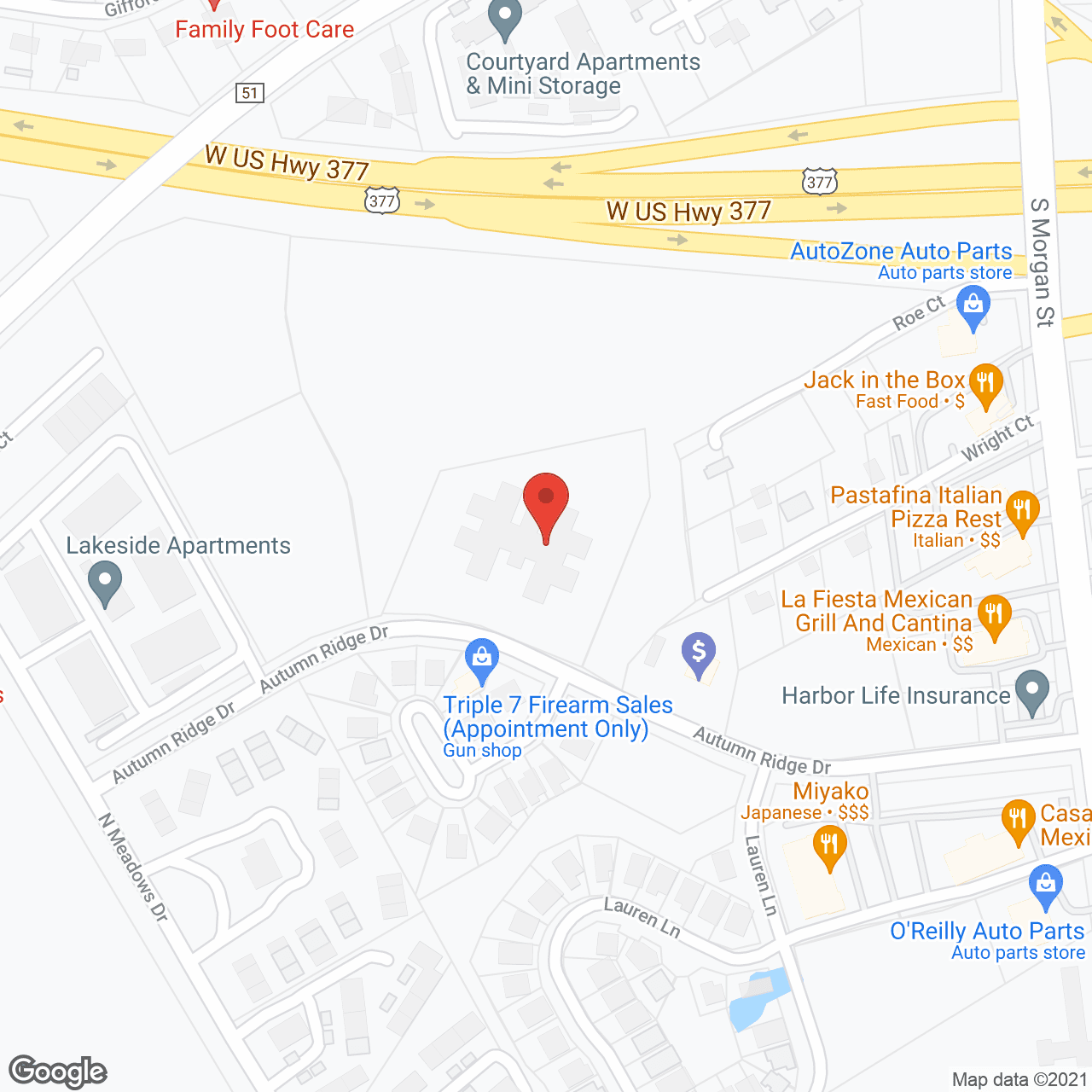 Bridgewater Memory Care in google map