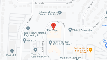 Fox Ridge North Little Rock in google map
