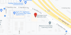 Heritage Court Eau Claire in google map