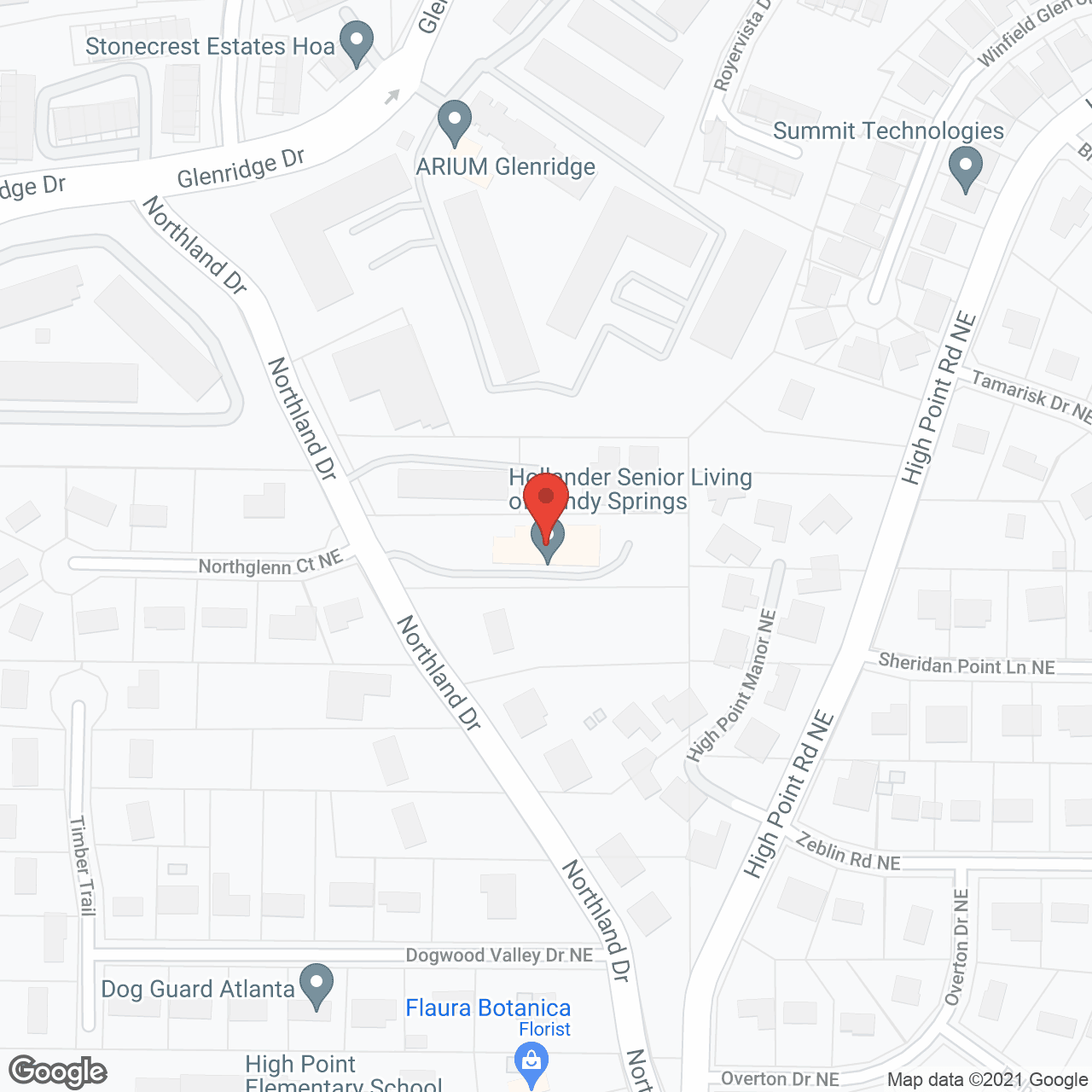 Hollander Senior Living and Memory Care of Sandy Springs in google map