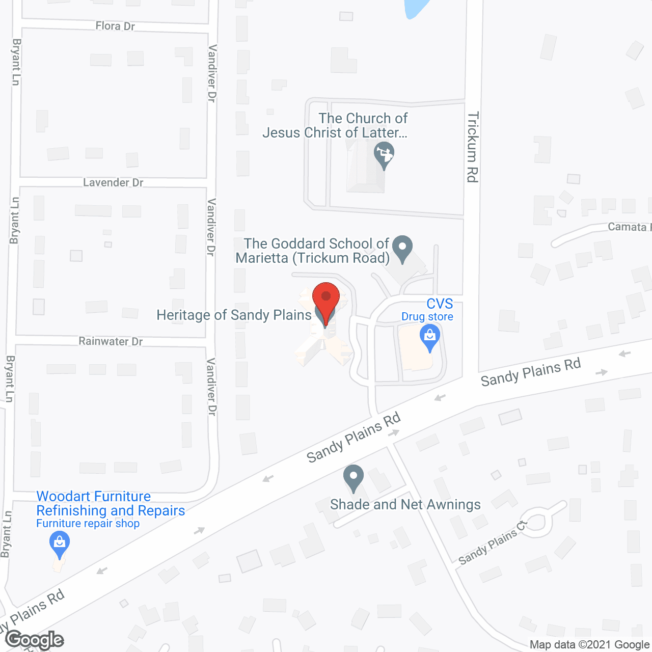 PruittPlace East Cobb in google map