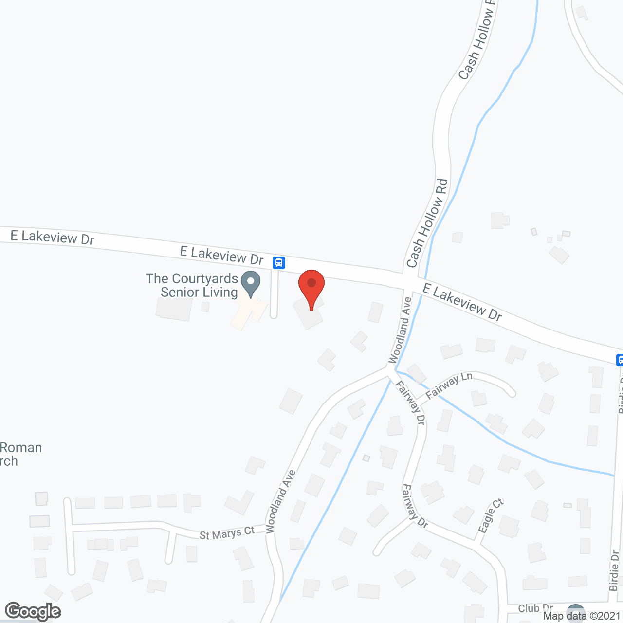 The Courtyards Senior Living at Johnson City in google map