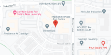 MacKenzie Place Fort Collins in google map