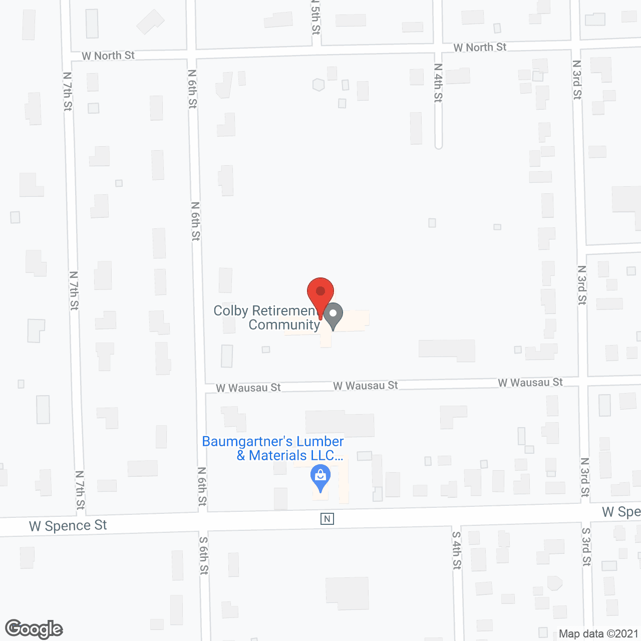 Colby Senior Care in google map