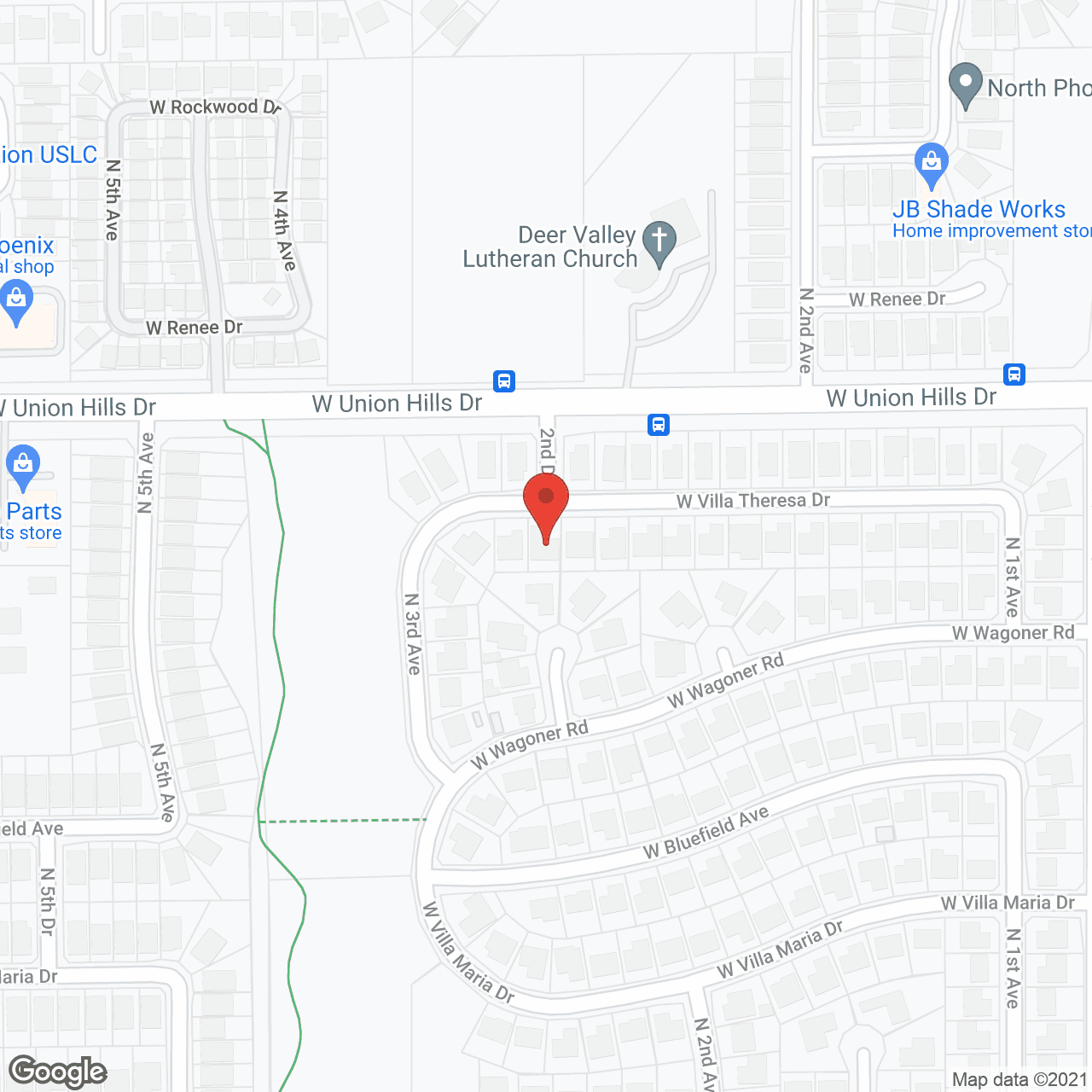 Golden Memories in google map