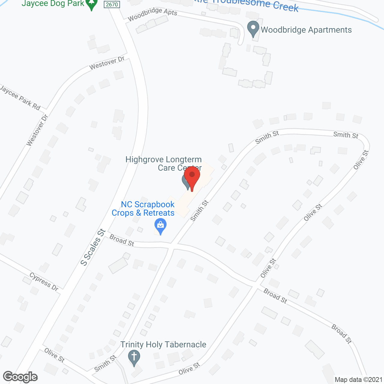 Highgrove Long Term Care in google map