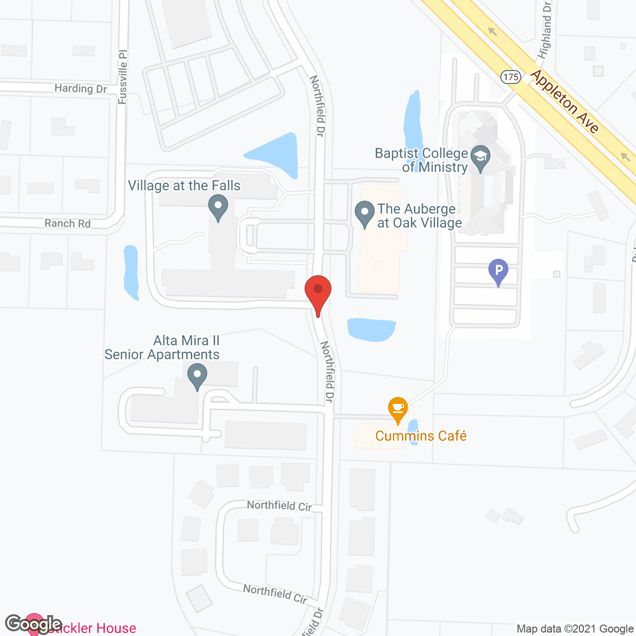 Village at the Falls in google map