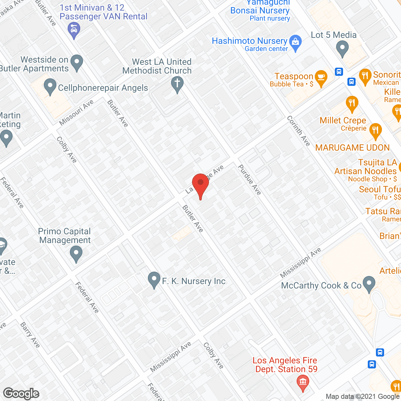 Garden of Angel Care in google map