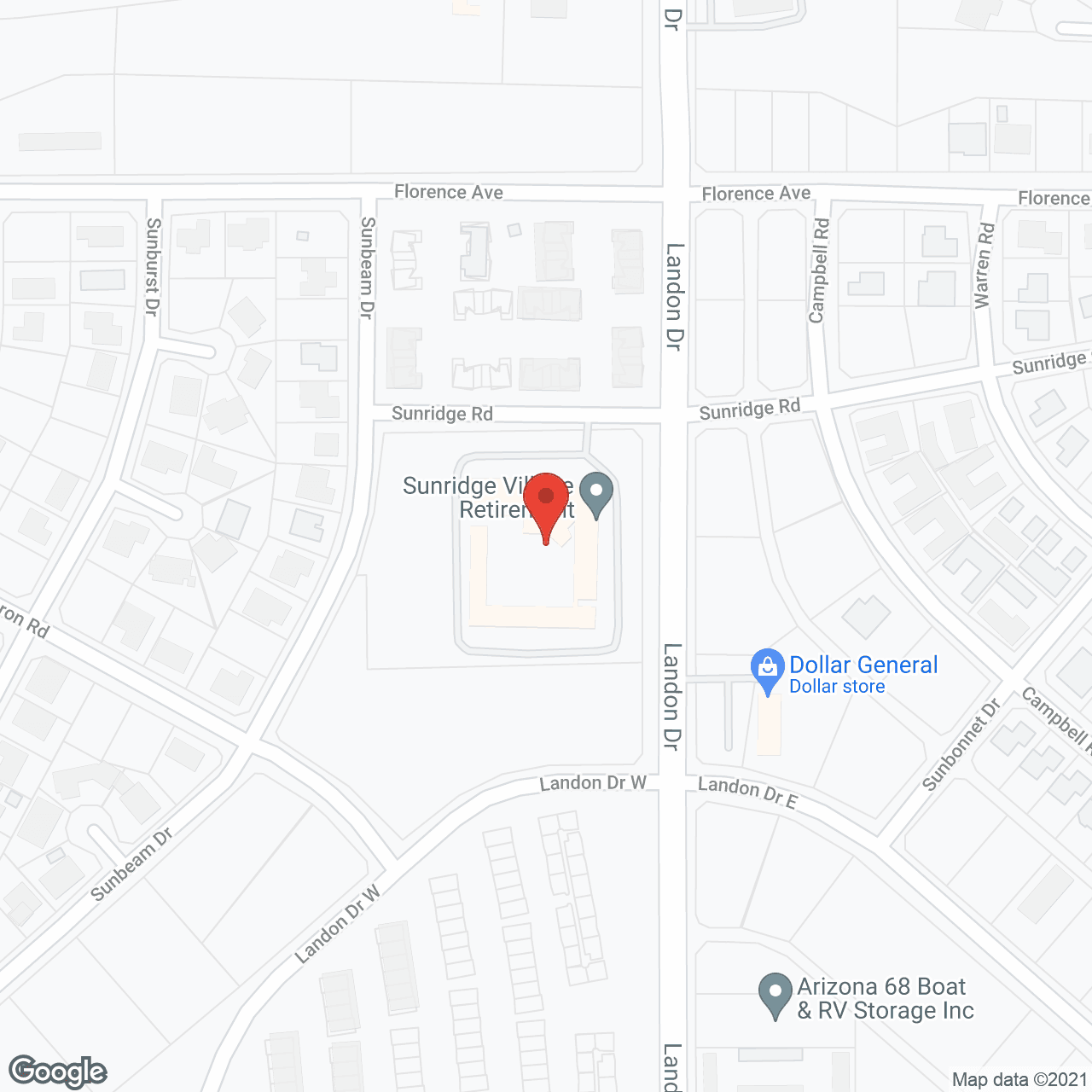 Sunridge Village Assisted Living in google map