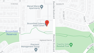 Broomfield Greens in google map
