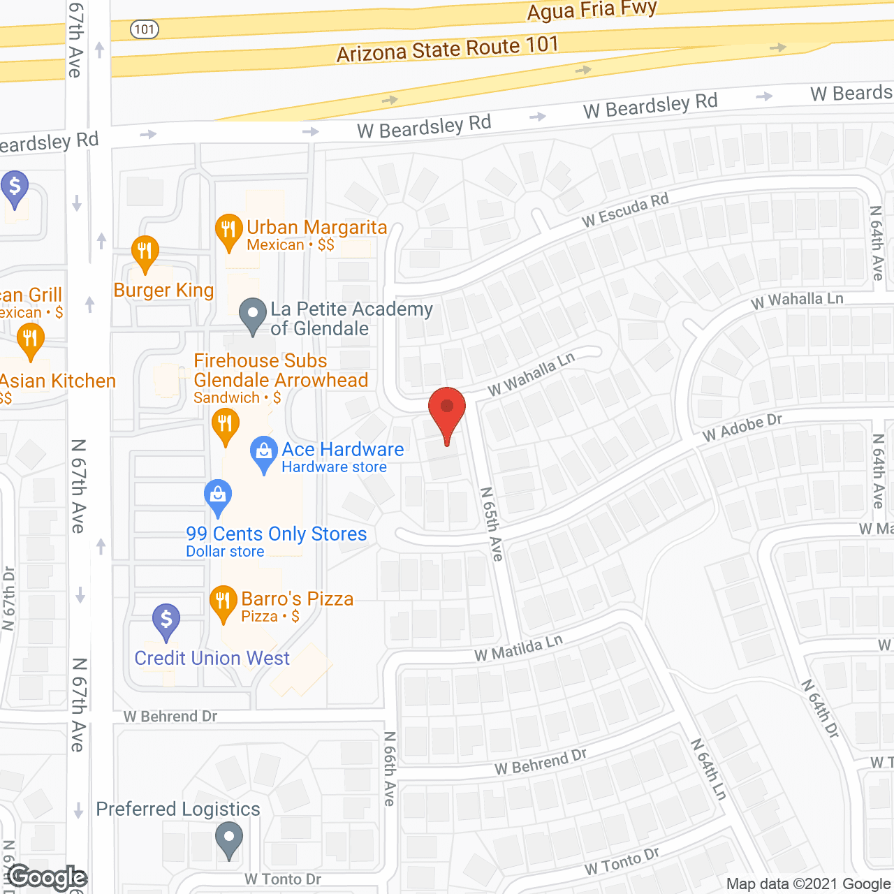 Loving Hands Elder Care in google map