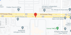 Town Village Arlington in google map