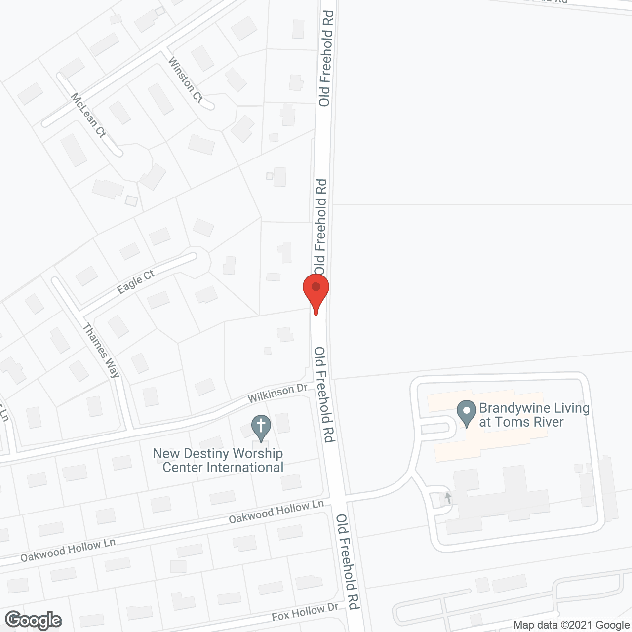 Brandywine Toms River by Monarch in google map