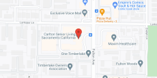 Carlton Senior Living Sacramento in google map
