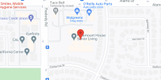Vacaville Village Senior Living in google map