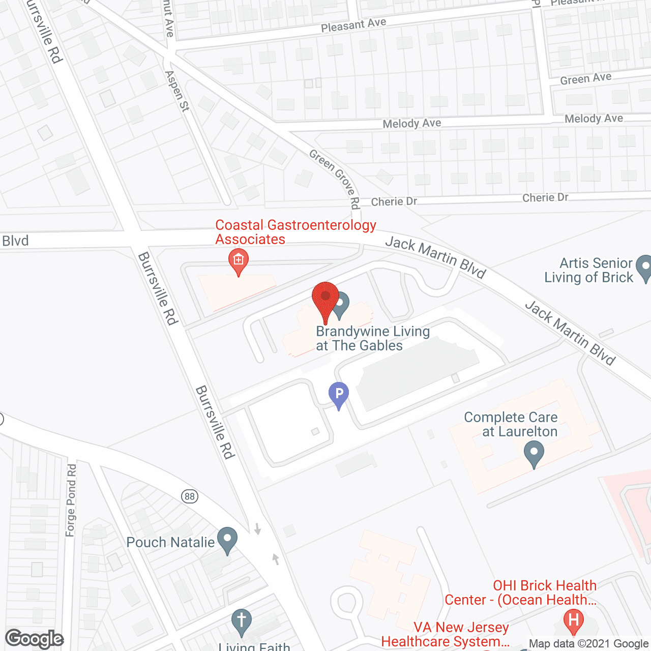 Brandywine The Gables by Monarch in google map