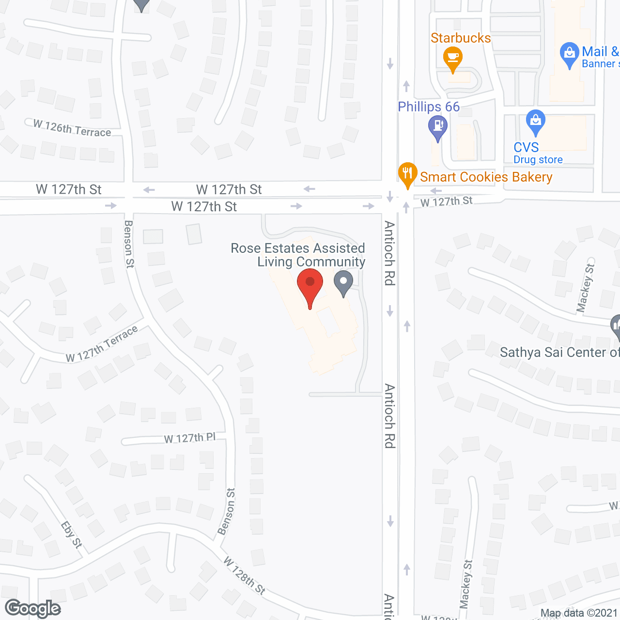 Antioch Valley Senior Living in google map